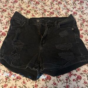 American Eagle Outfitters Charcoal Denim Shorts